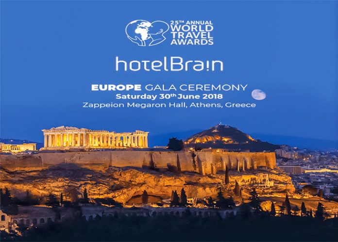 Στην Αθήνα τα World Travel Awards 2018 από την ΗotelBrain