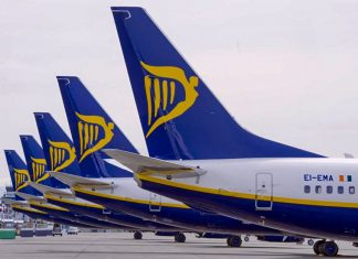 24ωρη απεργία από τους πιλότους της Ryanair