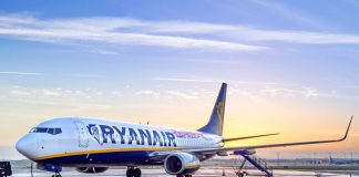 Ryanair νέο δρομολόγιο